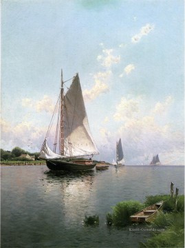  boot - Blue Point Long Island modernes Boot Alfred Thompson Bricher